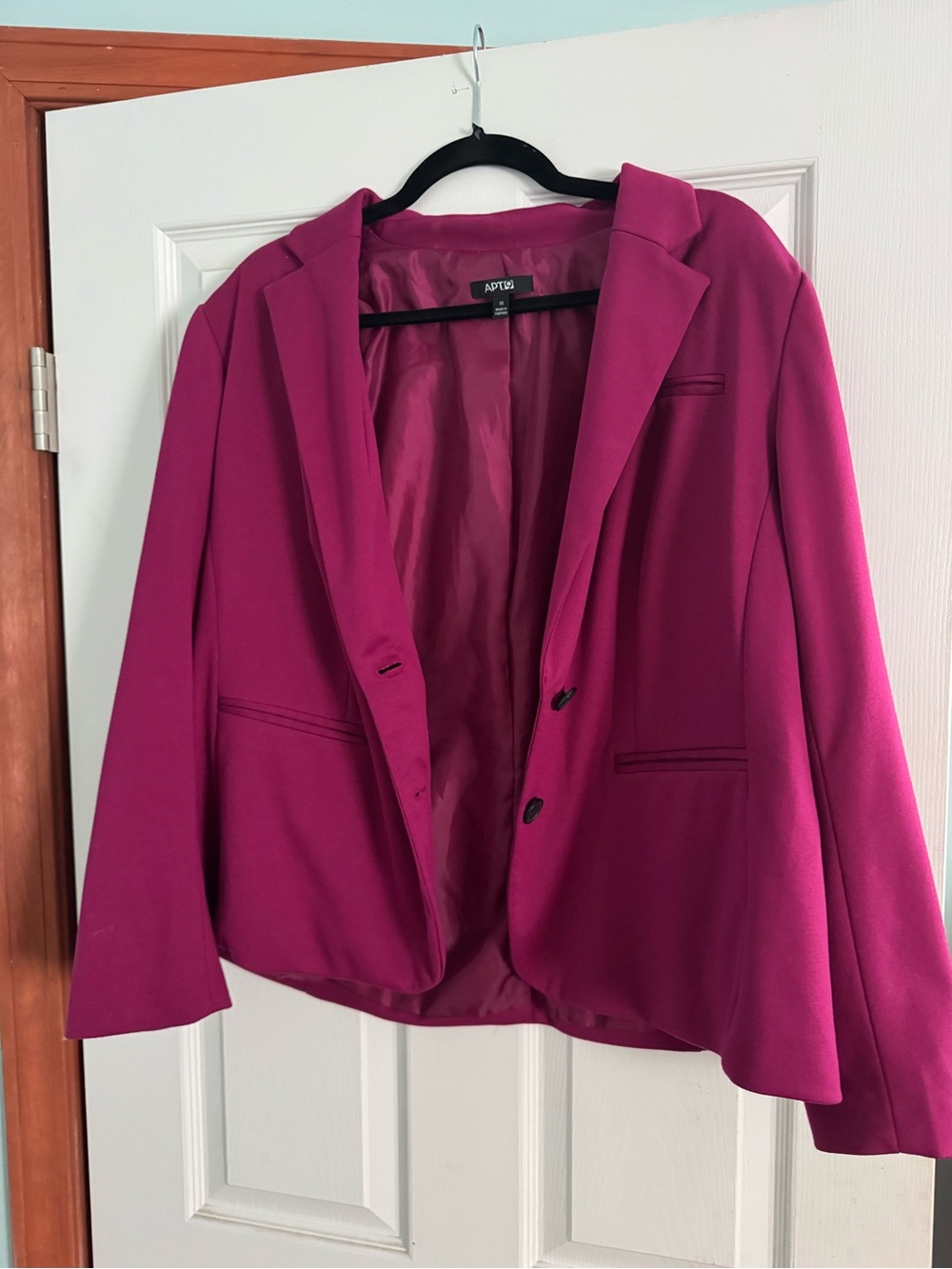 a new day Women's Fuchsia Blazer Jacket